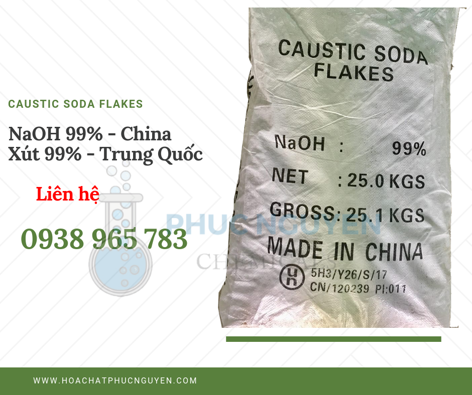 Xút Vảy 99% - NaOH 99%
