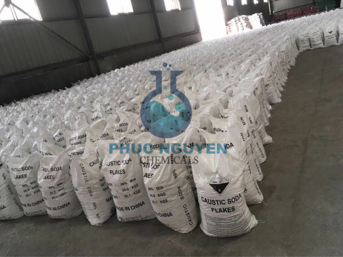 xút vảy - NaOH 99% - Xút Trung Quốc